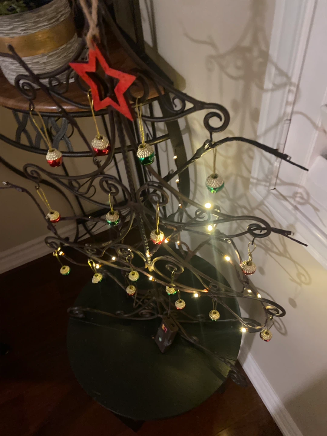 Decorative iron  Christmas Tree with Ornaments - photo 2