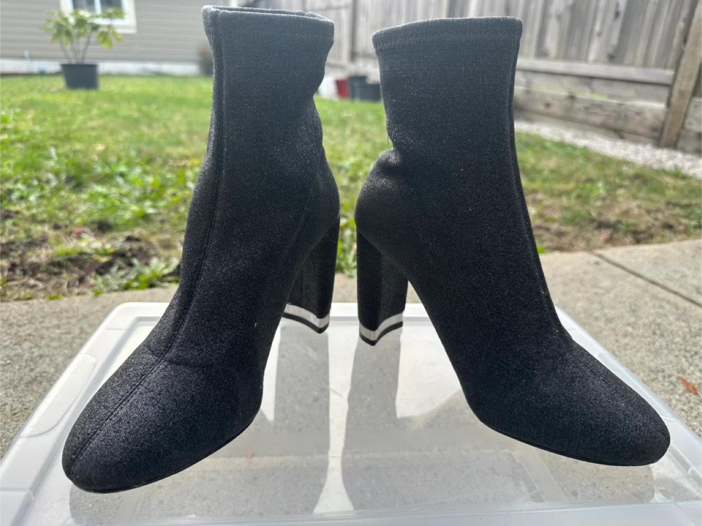 Michael Kors Black Sock Boots image indicator(2)