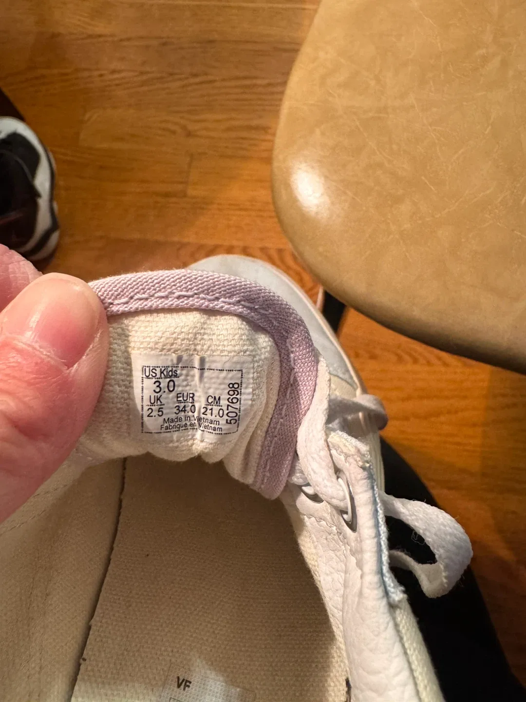 Vans Old Skool Kids Size 3 Light Blue/Yellow image indicator(3)