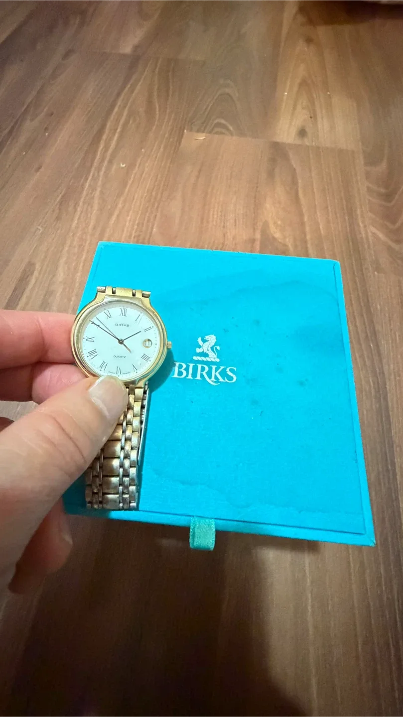 Birks Quartz Watch with Box