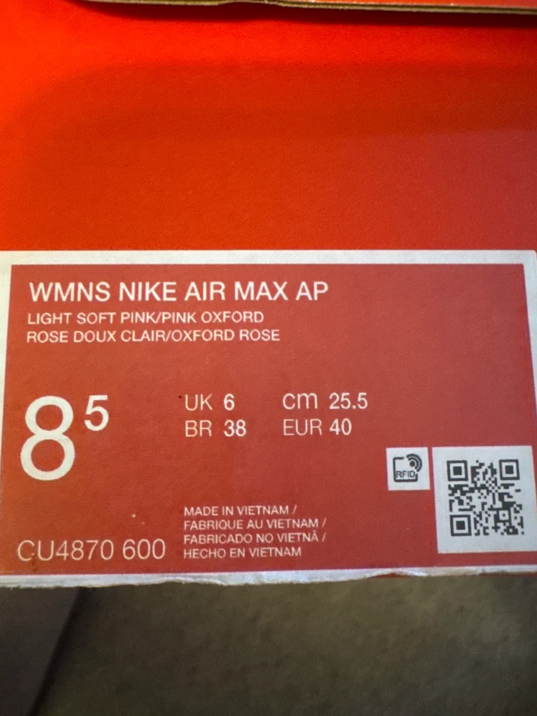 Nike Air Max AP Women's Size 8.5 image indicator(5)