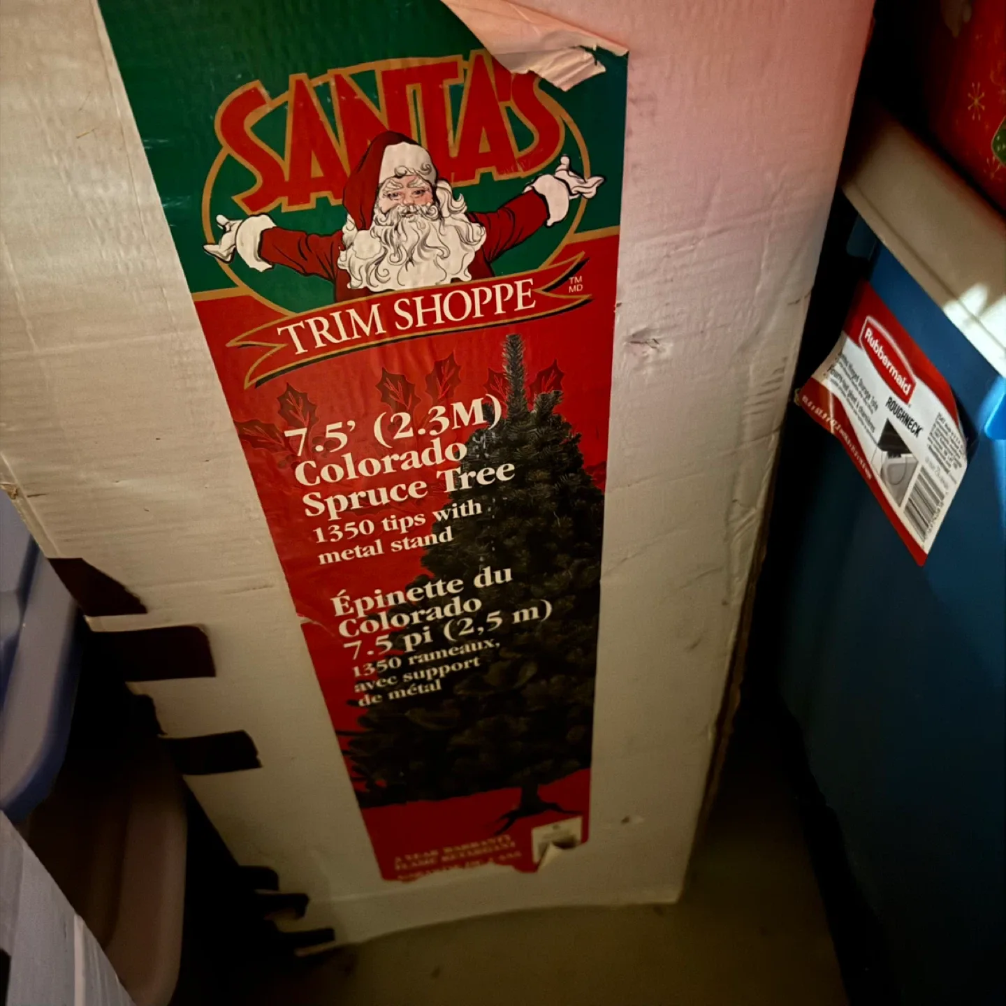 Santa's Trim Shoppe Colorado Spruce Tree 7.5' image indicator(2)