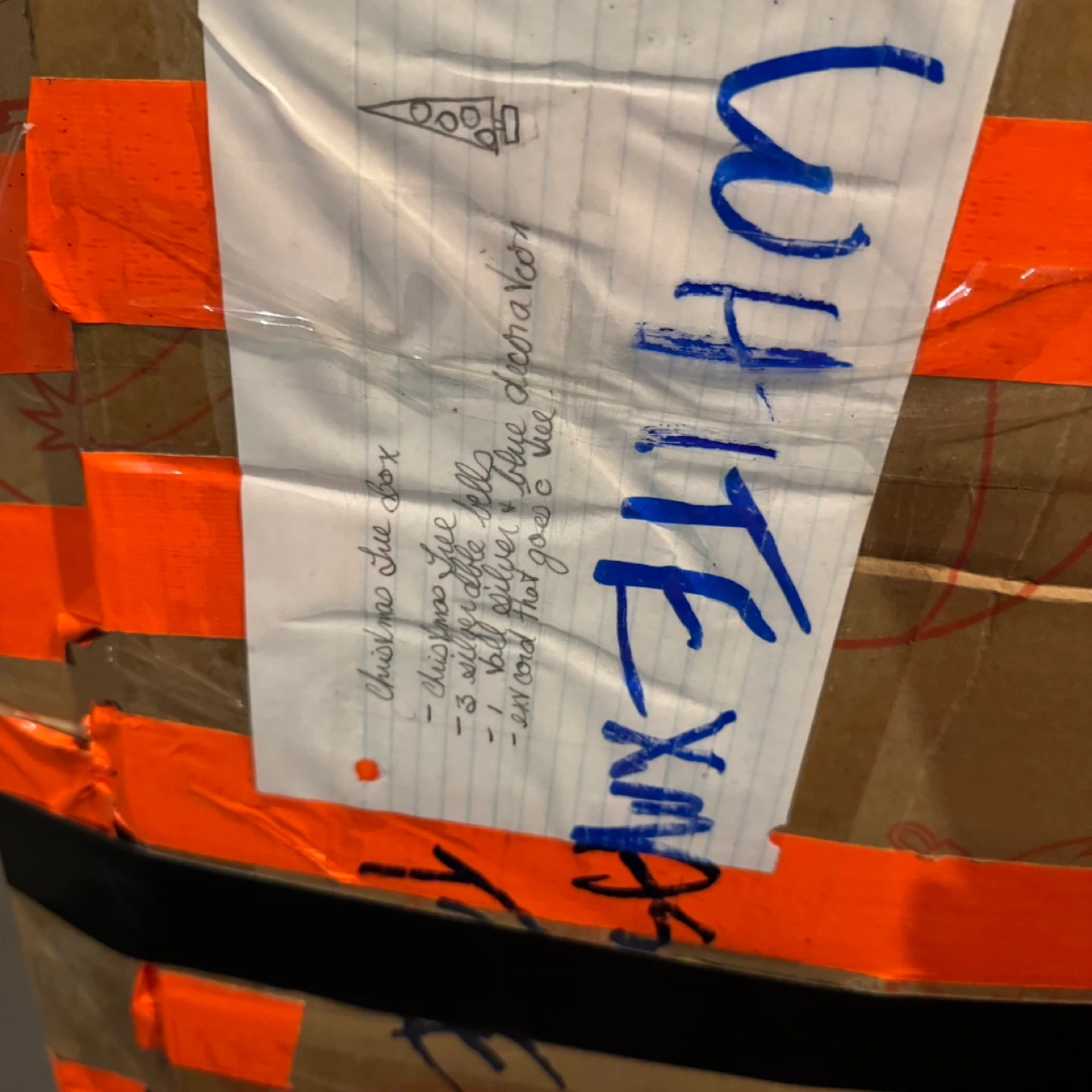 White Christmas Tree in box