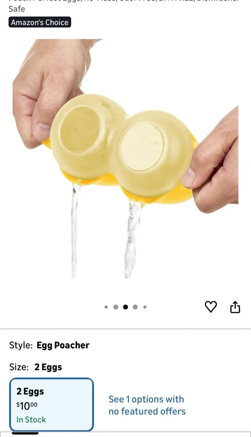 Yellow Egg Poacher - 2 Eggs image indicator(4)