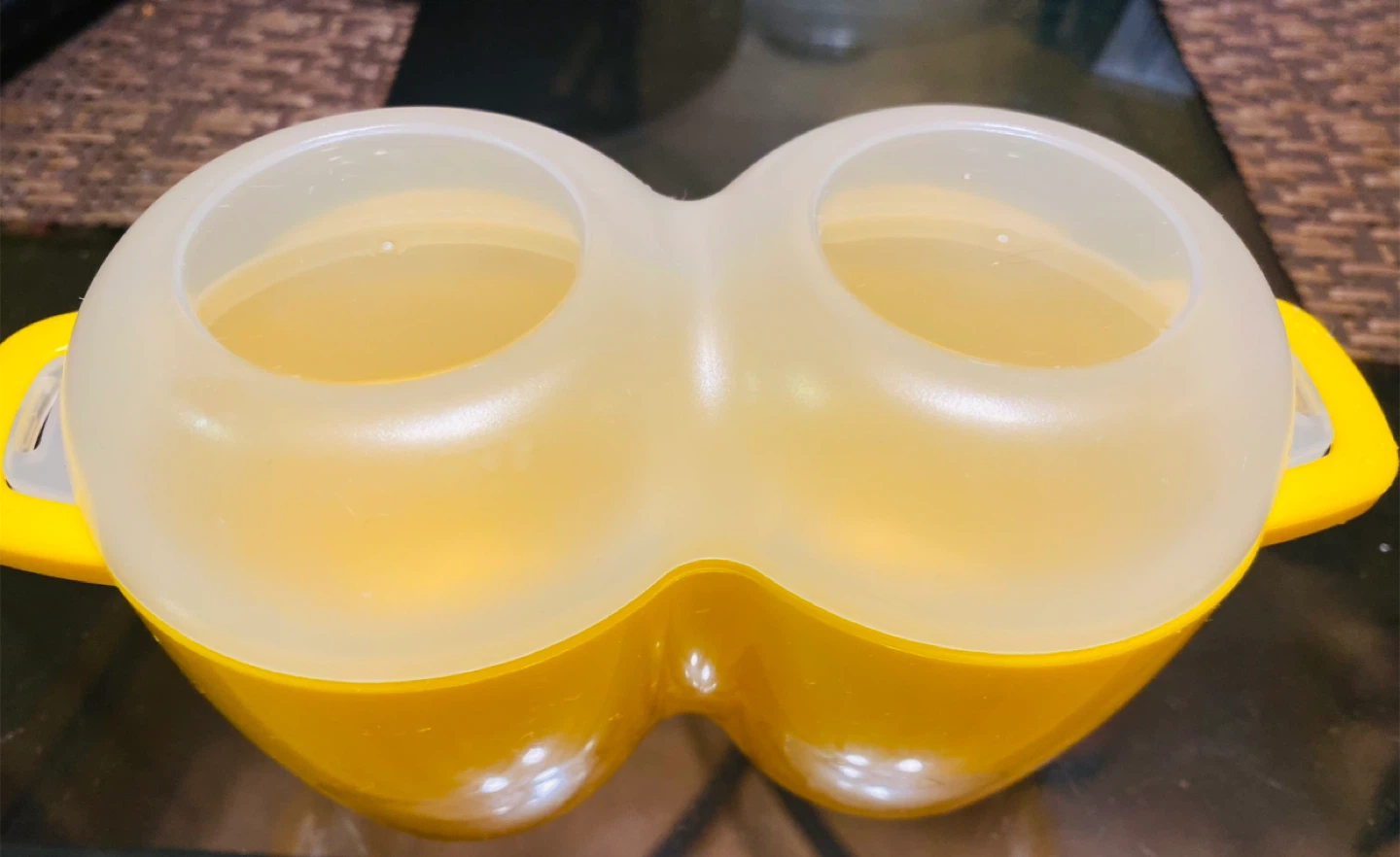 Yellow Egg Poacher - 2 Eggs - photo 3