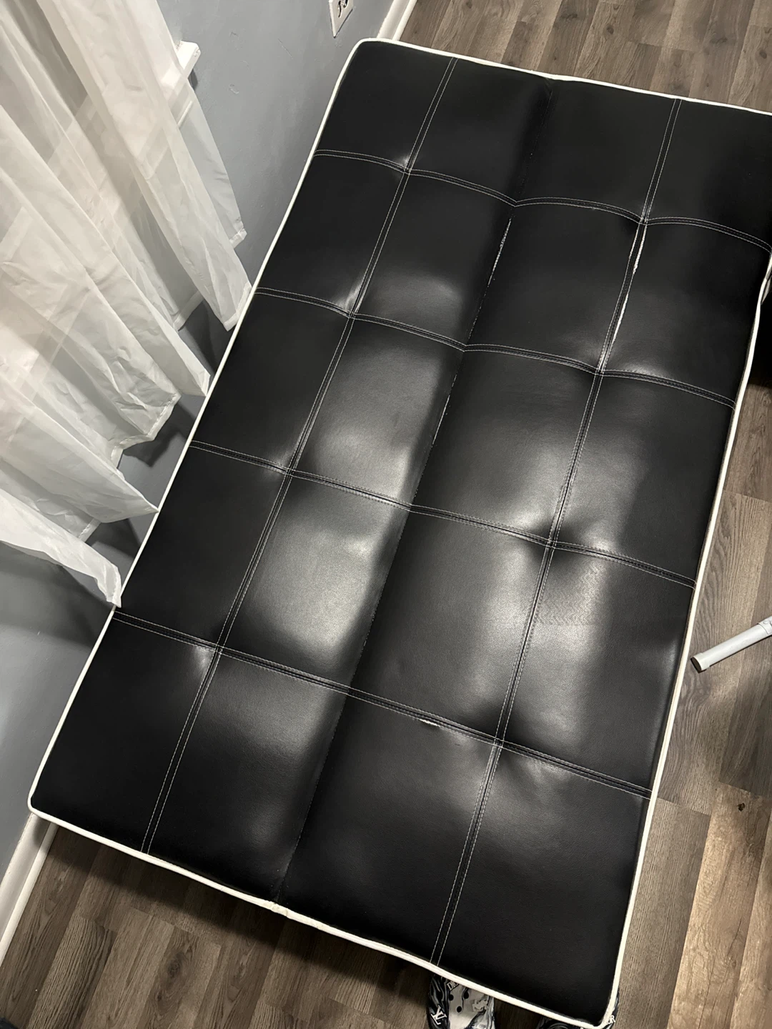 Black Futon Sofa Bed - photo 4