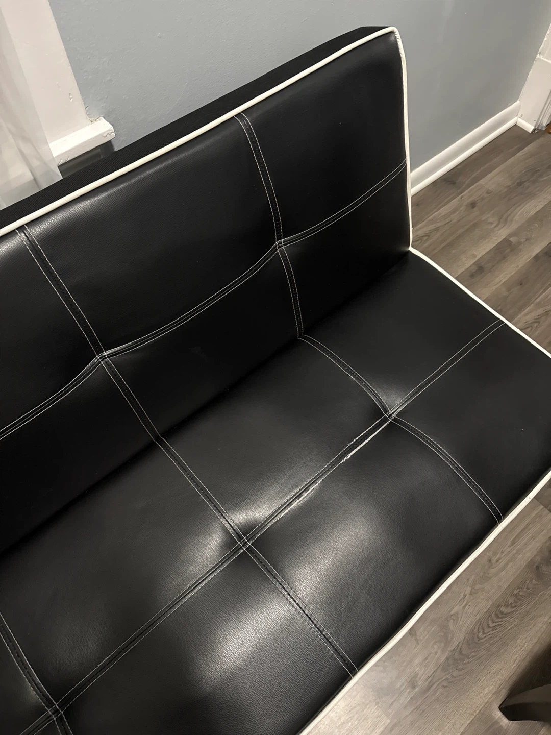 Black Futon Sofa Bed - photo 2