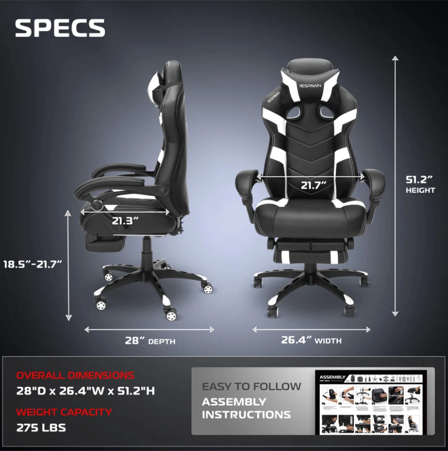 Reclining Gaming Chair – (Pickup at Liberty Village) - photo 4
