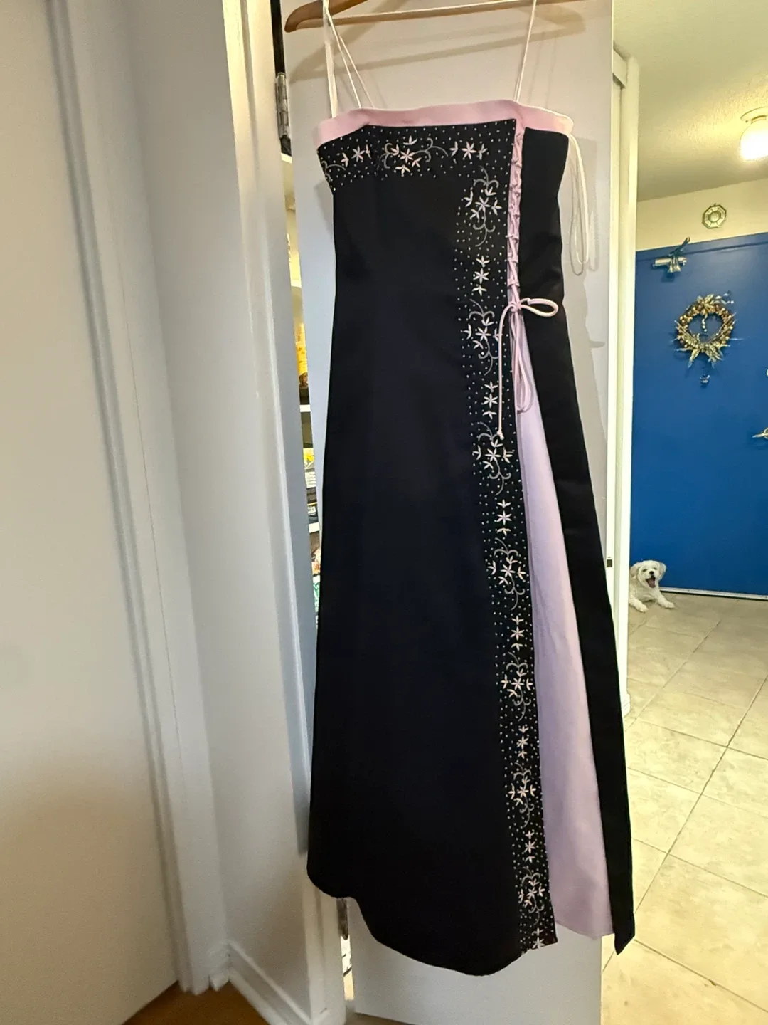 Black & Pink Formal Dress