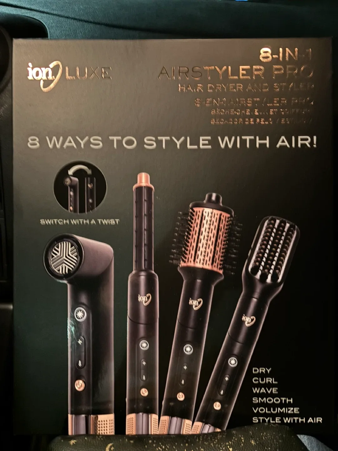 ion LUXE Airstyler Pro 8-in-1 Hair Dryer & Styler