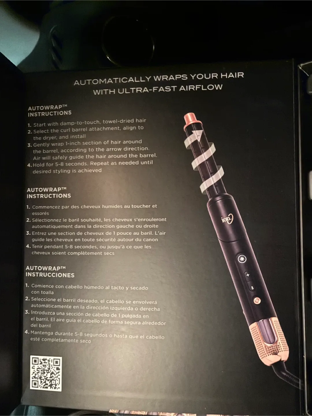 ion LUXE Airstyler Pro 8-in-1 Hair Dryer & Styler image indicator(4)