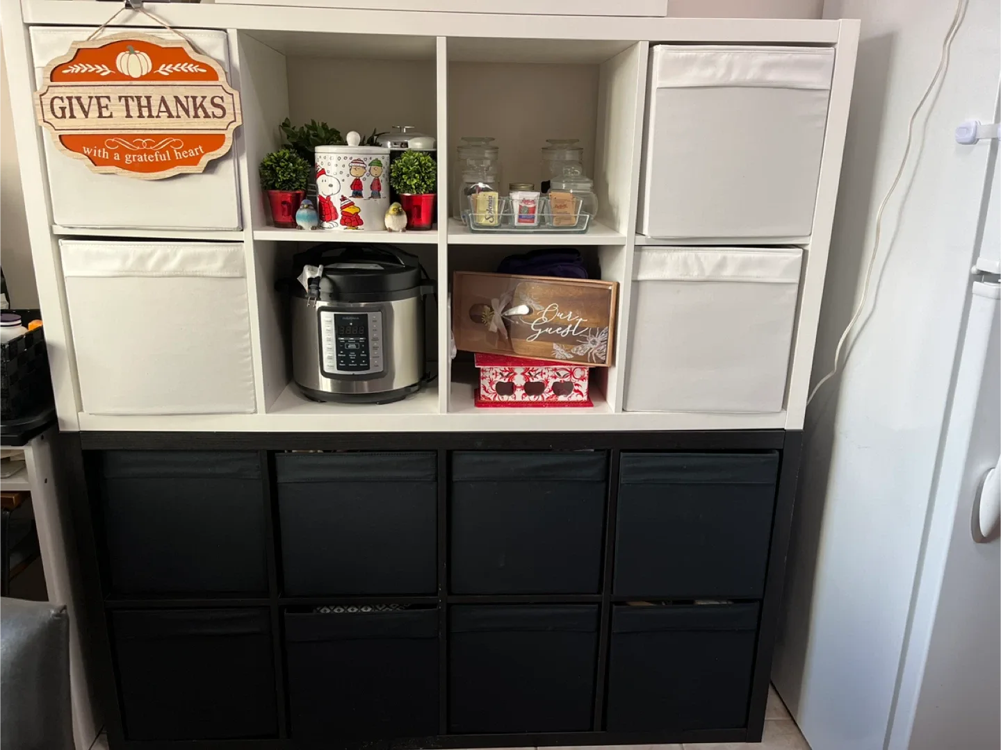 Moving sale - 2 cubes shelves OBO