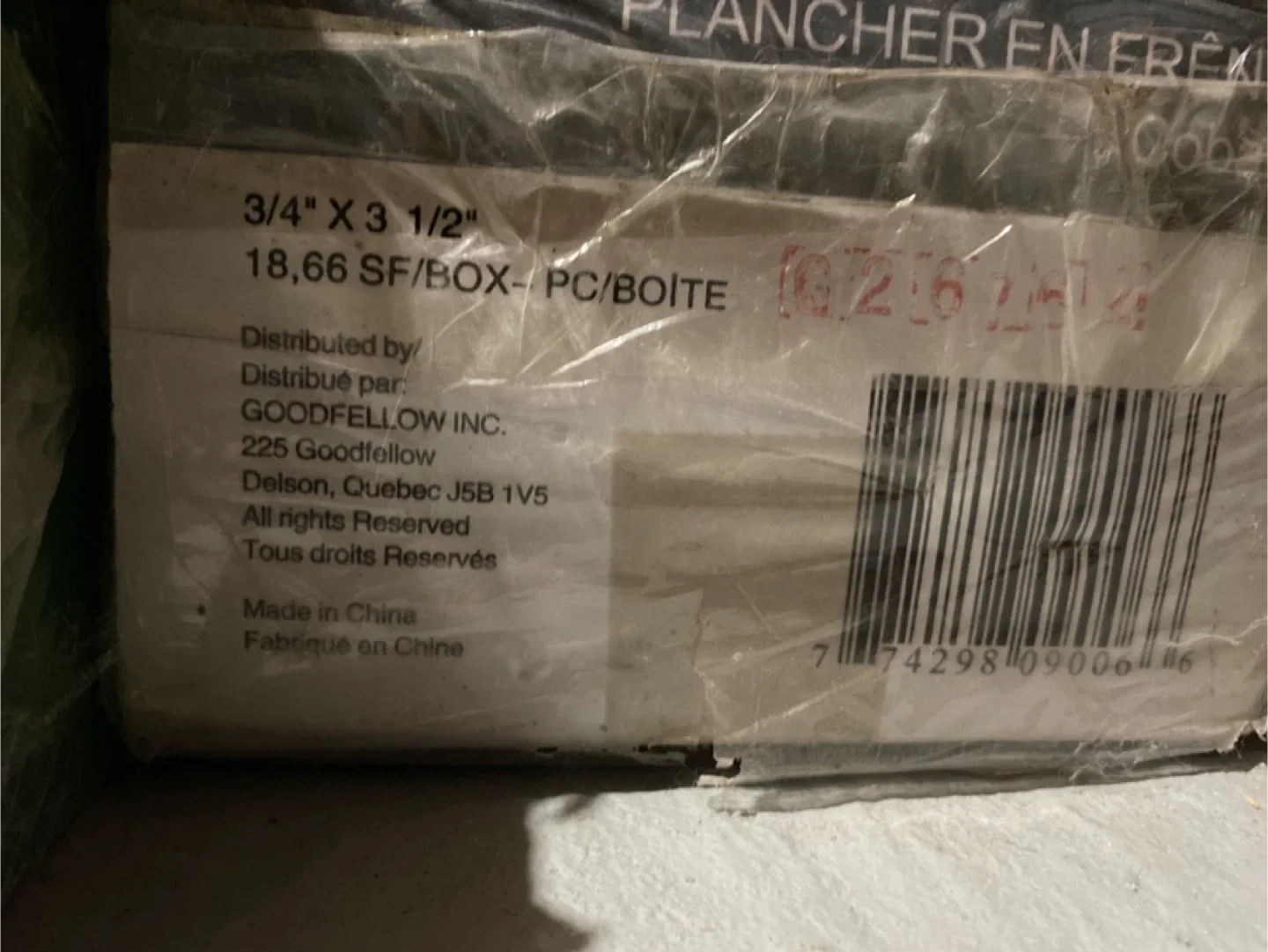 Cobalt Ash Flooring - 3/4" x 3 1/2" image indicator(4)