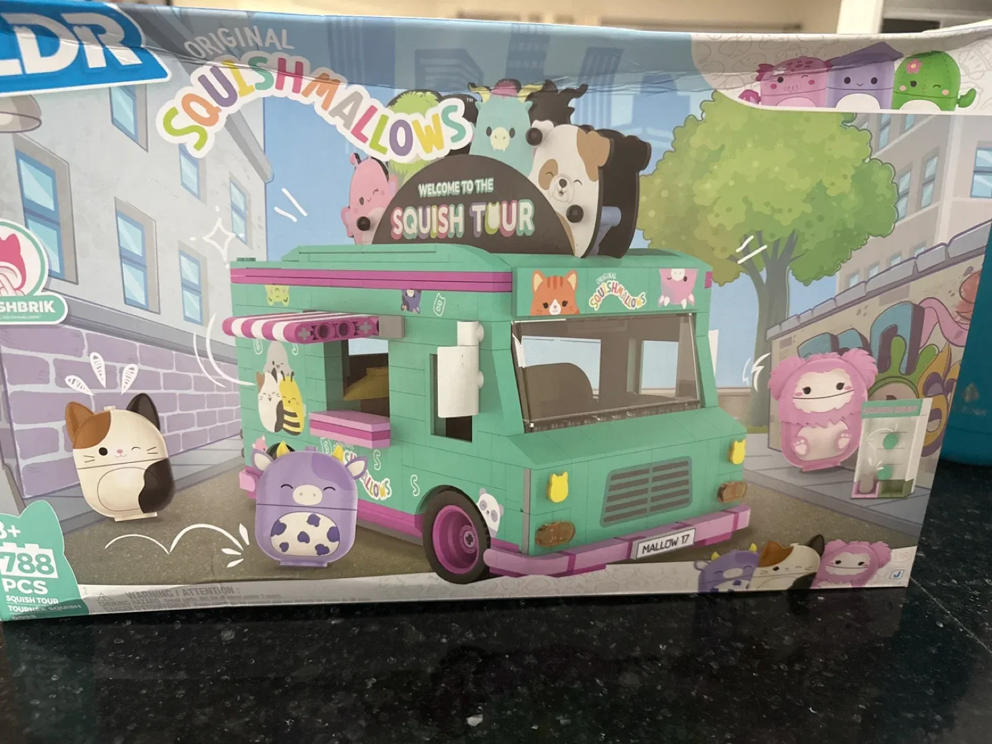 New Squishmallows Squish Tour Truck Bldr Toy