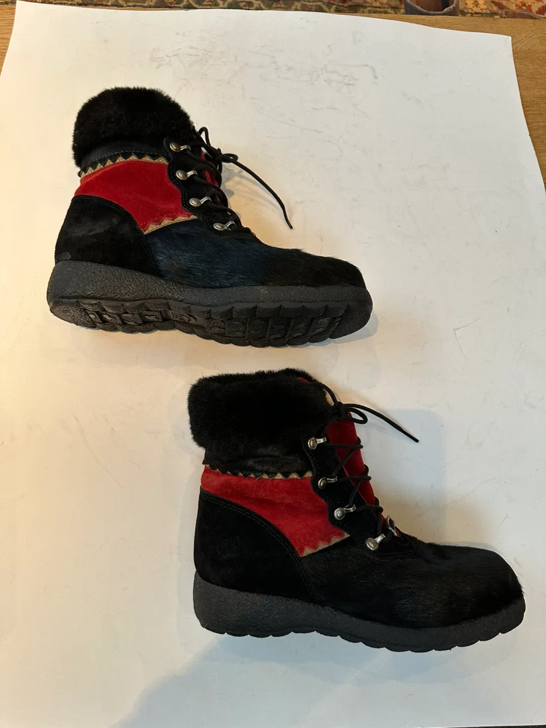 SOREL KAUFMAN  Women’s Calf Hair Fur-lined Boots Sz. 8.5 image indicator(3)