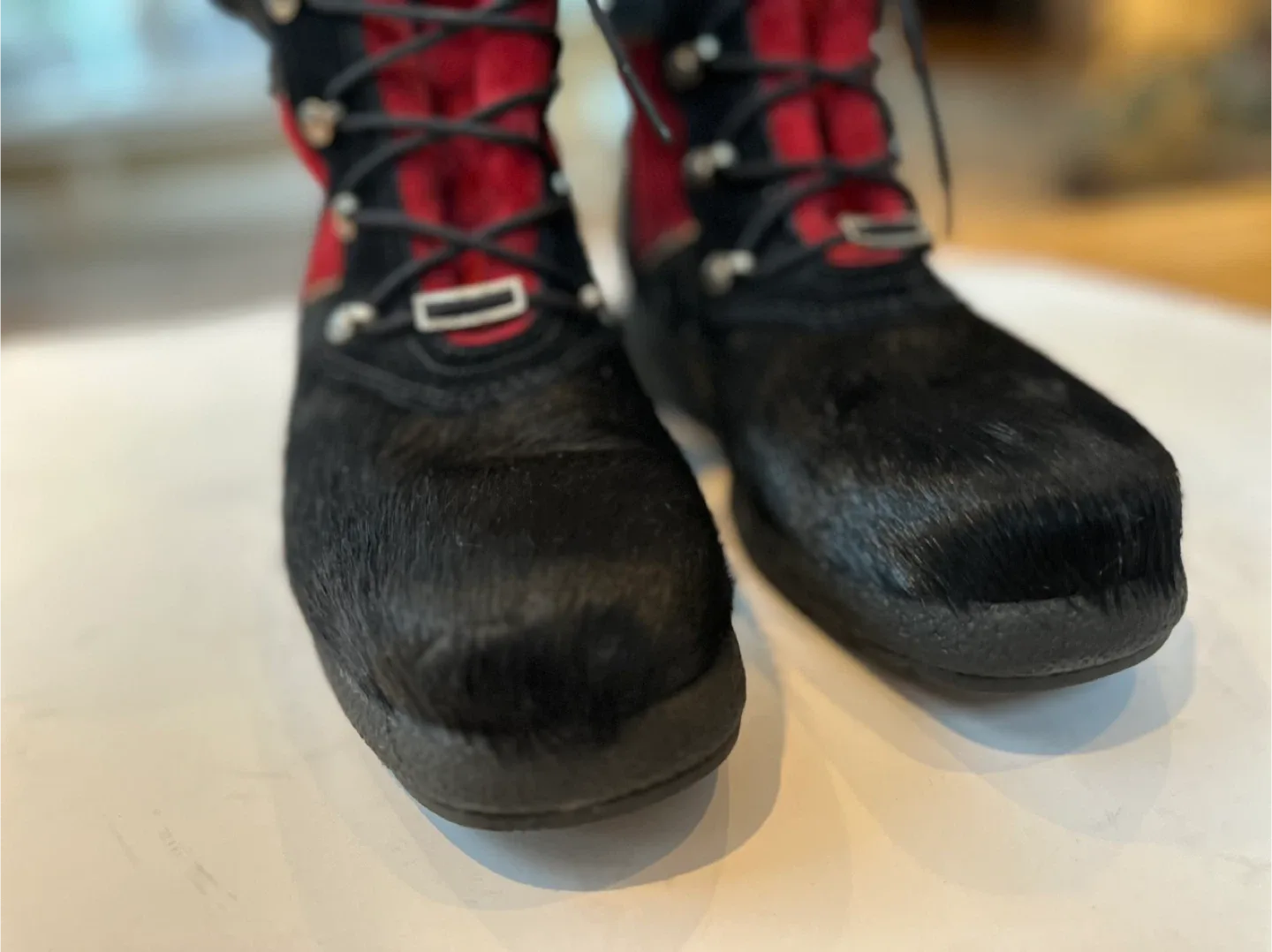 SOREL KAUFMAN  Women’s Calf Hair Fur-lined Boots Sz. 8.5 image indicator(9)