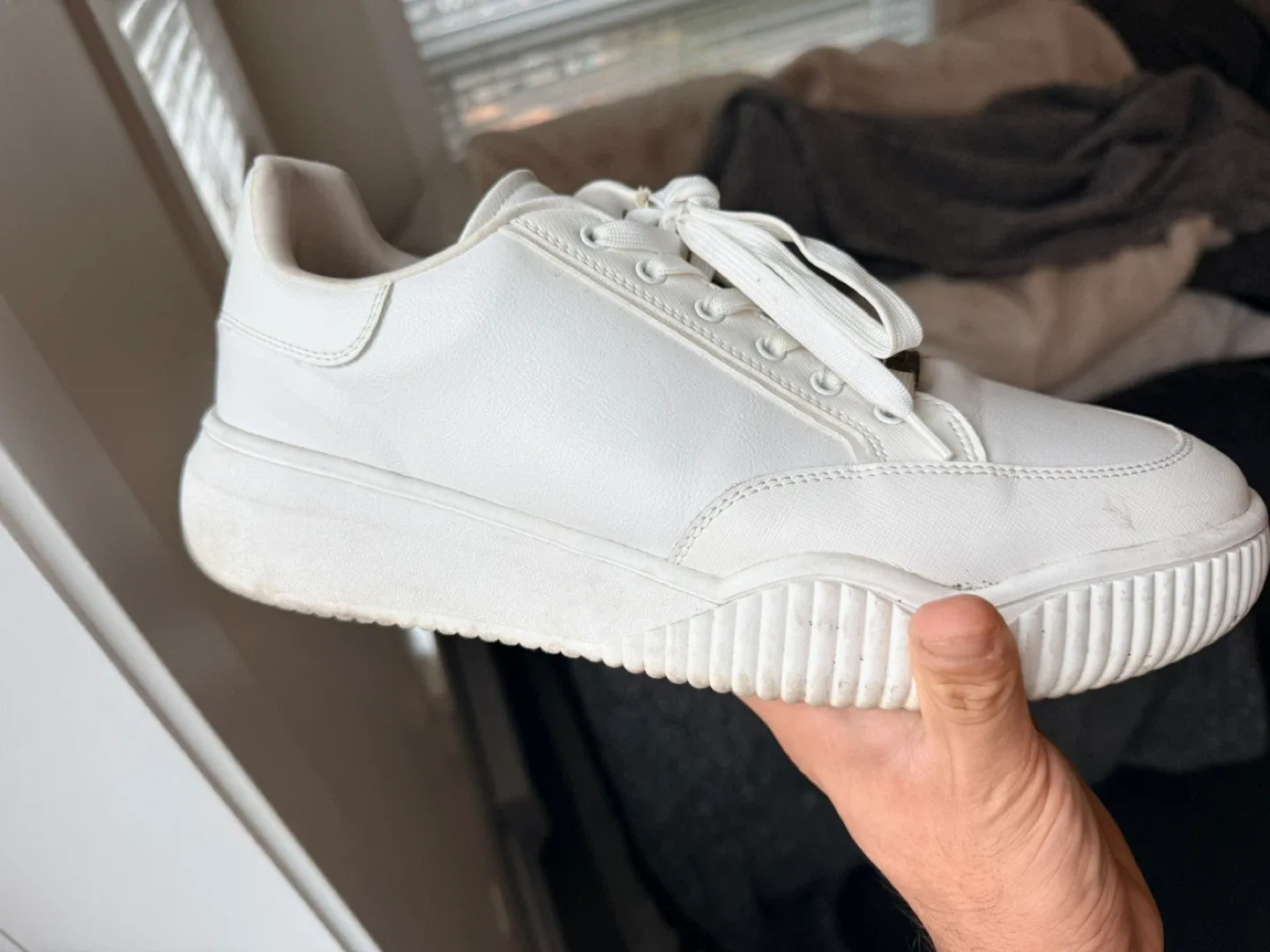 ALDO White Sneakers - Size 12