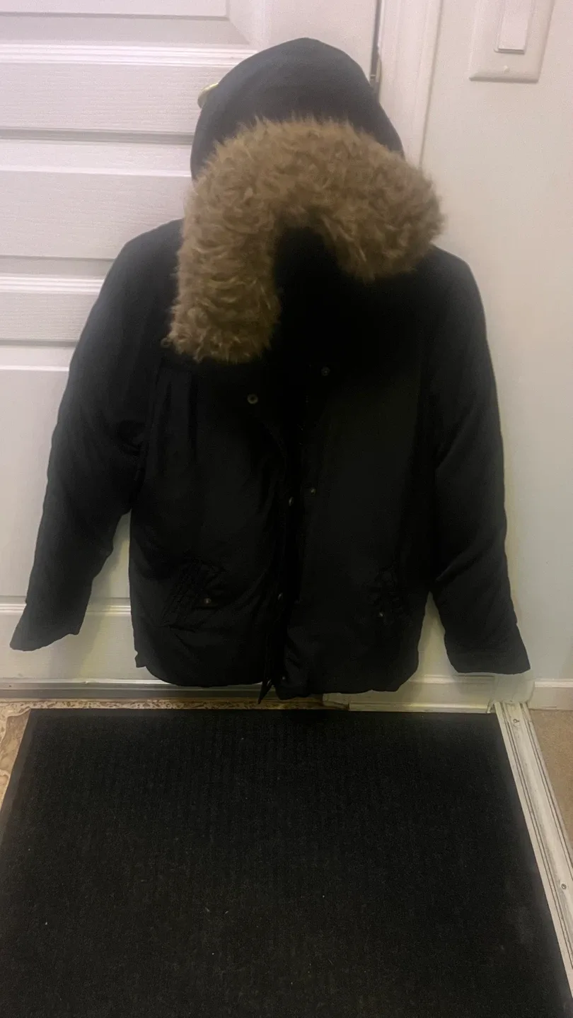 Old Navy Black Winter Jacket image indicator(2)