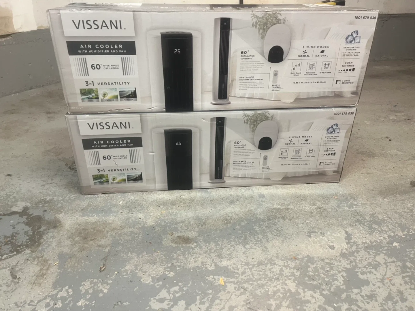 2 Vissani A/C Units $200.00 each
