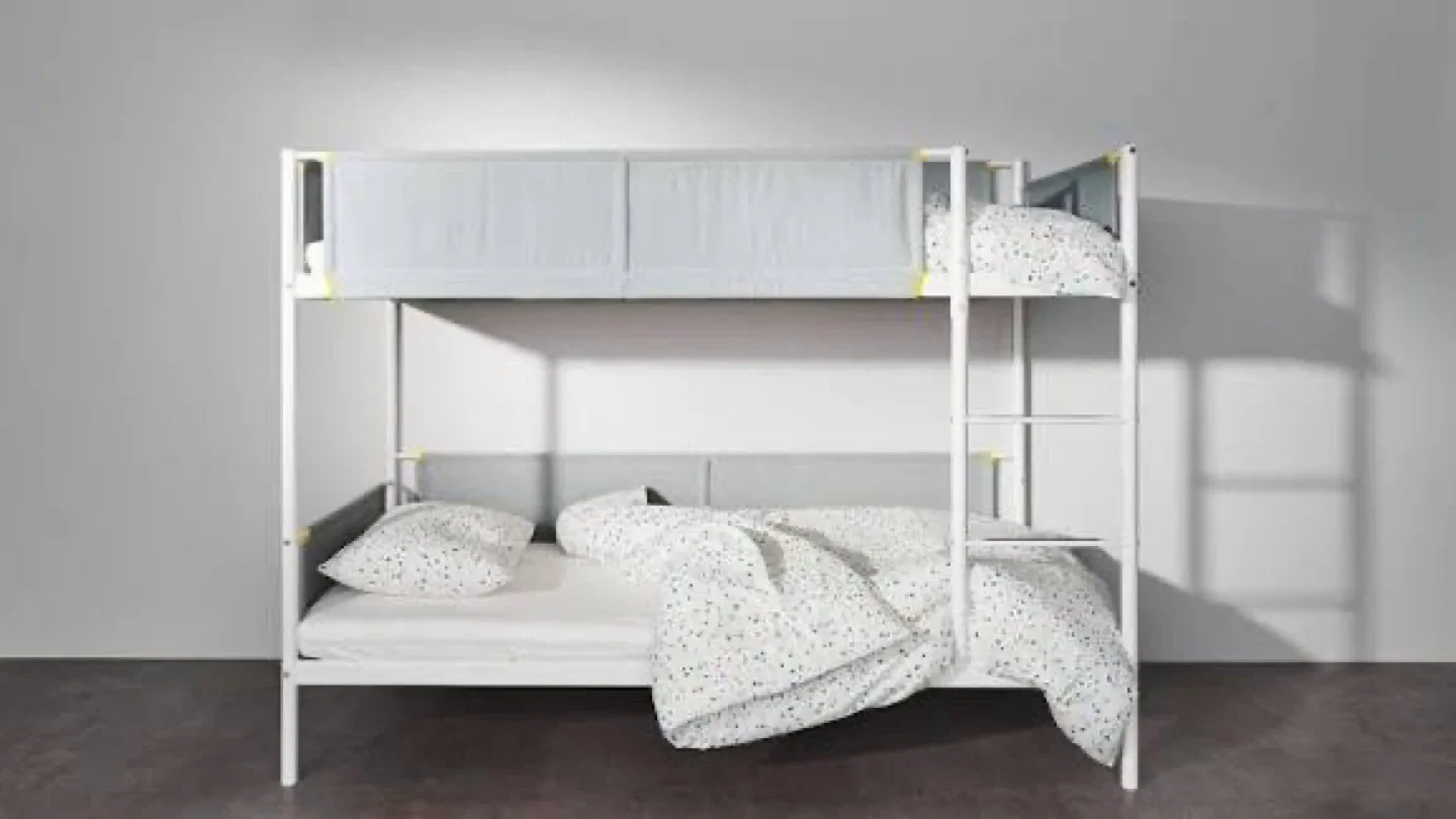 IKEA MYDAL Bunk Bed Frame and mattress