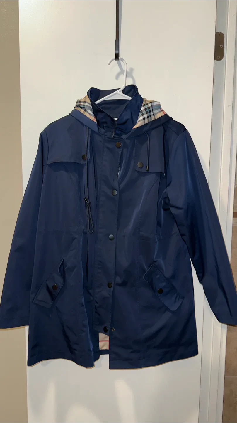 Blue Rain Jacket
