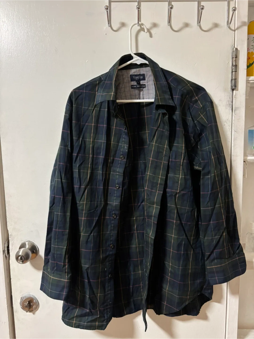 Classic Plaid Button-Up Shirt