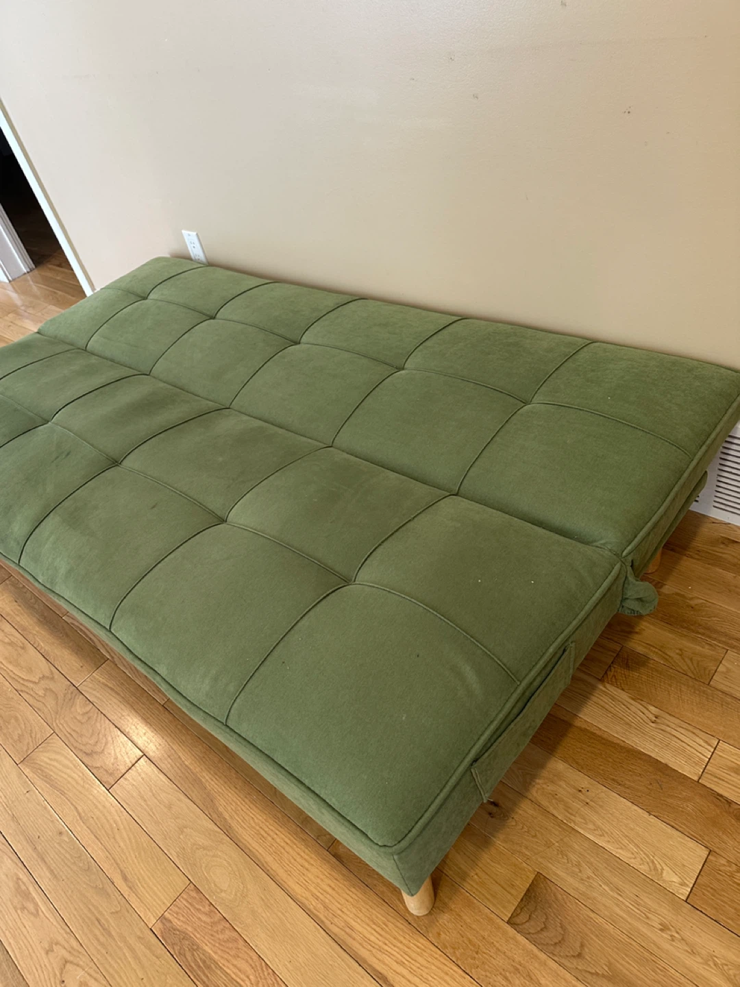 Structube Modern Green Microfibre Futon (CAN DELIVER) - photo 3