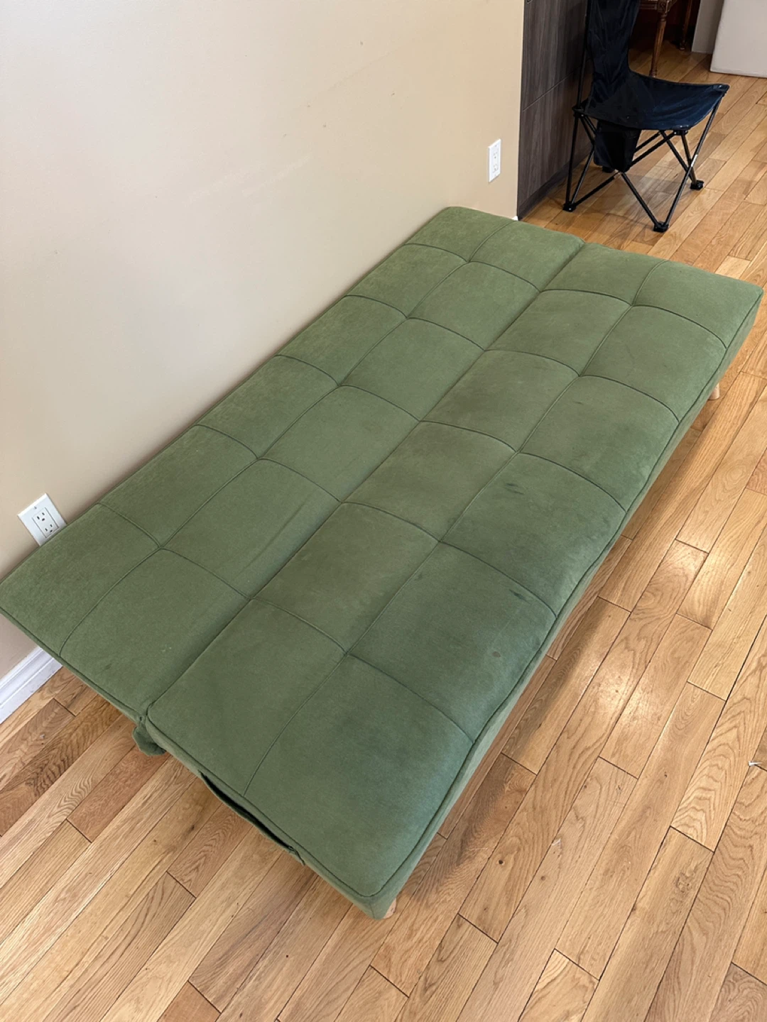 Structube Modern Green Microfibre Futon (CAN DELIVER) - photo 4