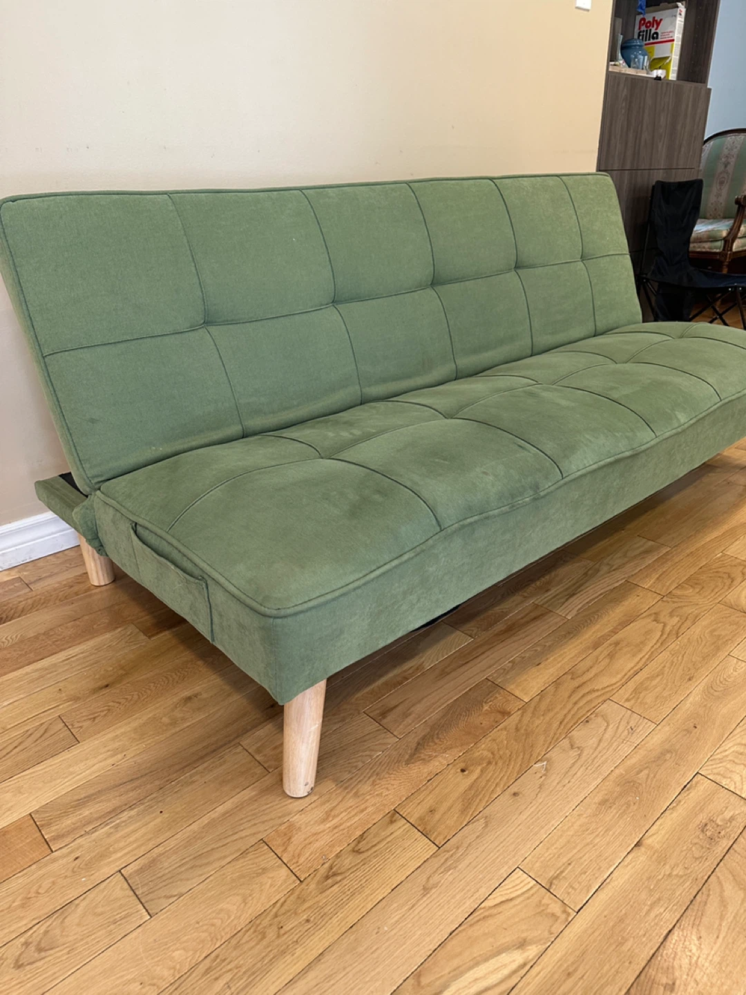 Structube Modern Green Microfibre Futon (CAN DELIVER) - photo 2
