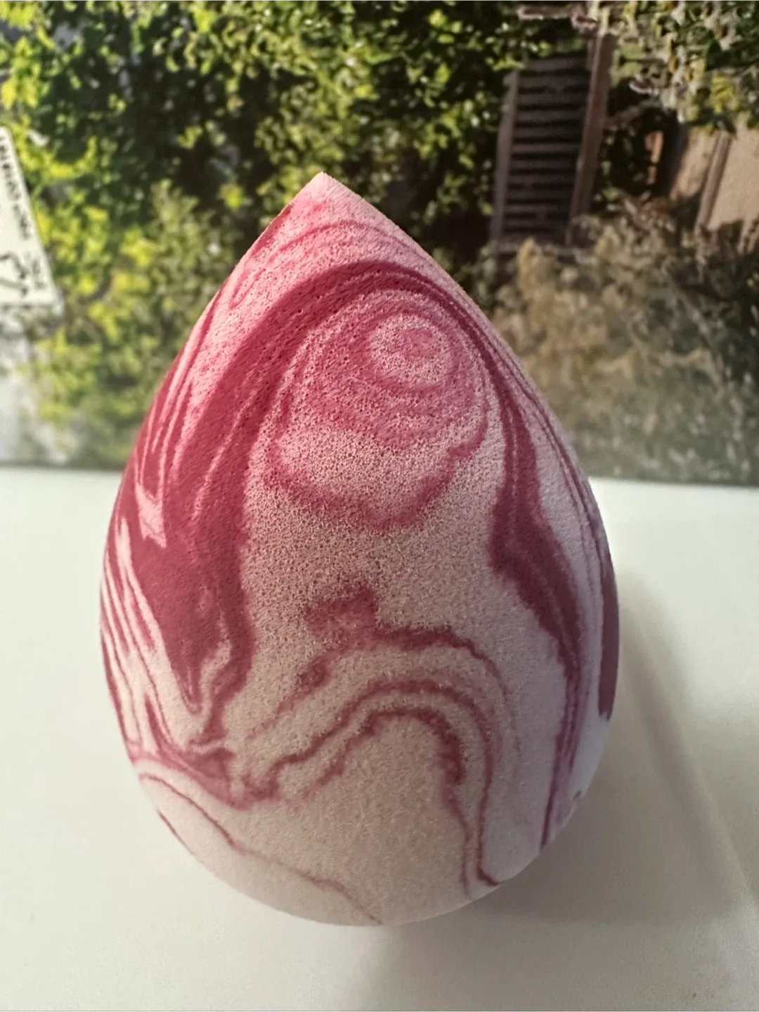 new unused Pink Marble Makeup Sponge