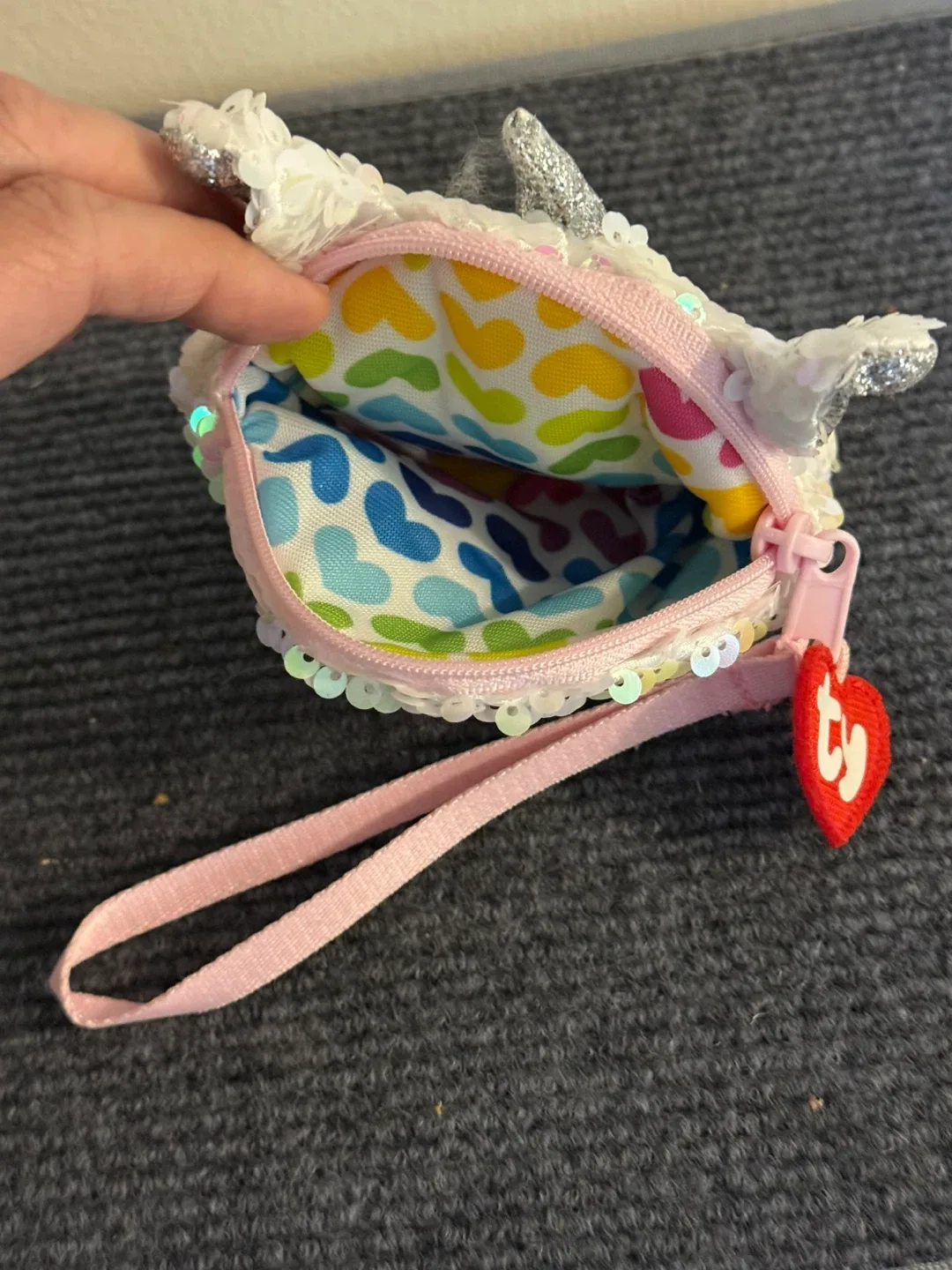 Ty Beanie Boo Unicorn Sequin Purse image indicator(2)