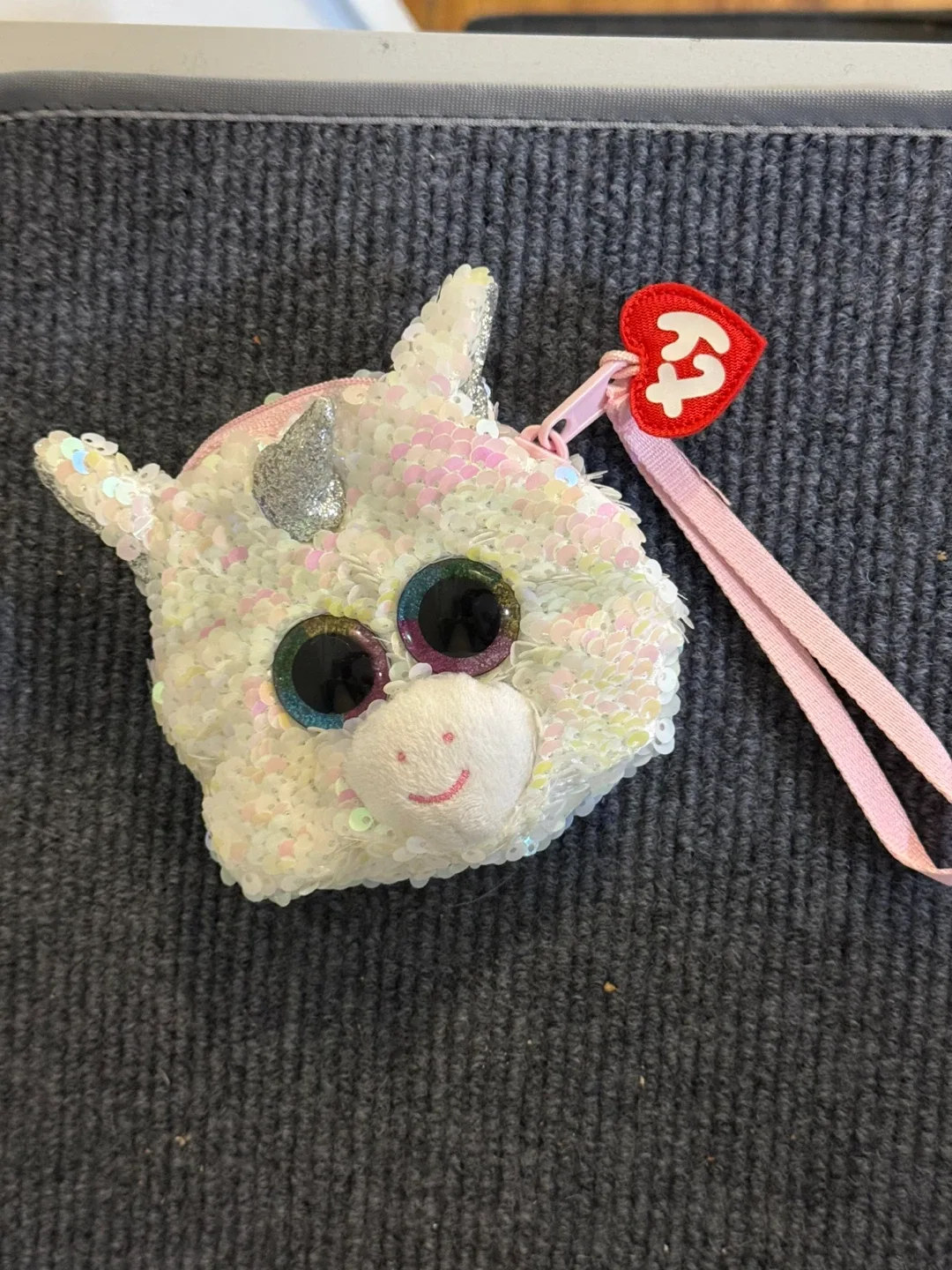 Ty Beanie Boo Unicorn Sequin Purse