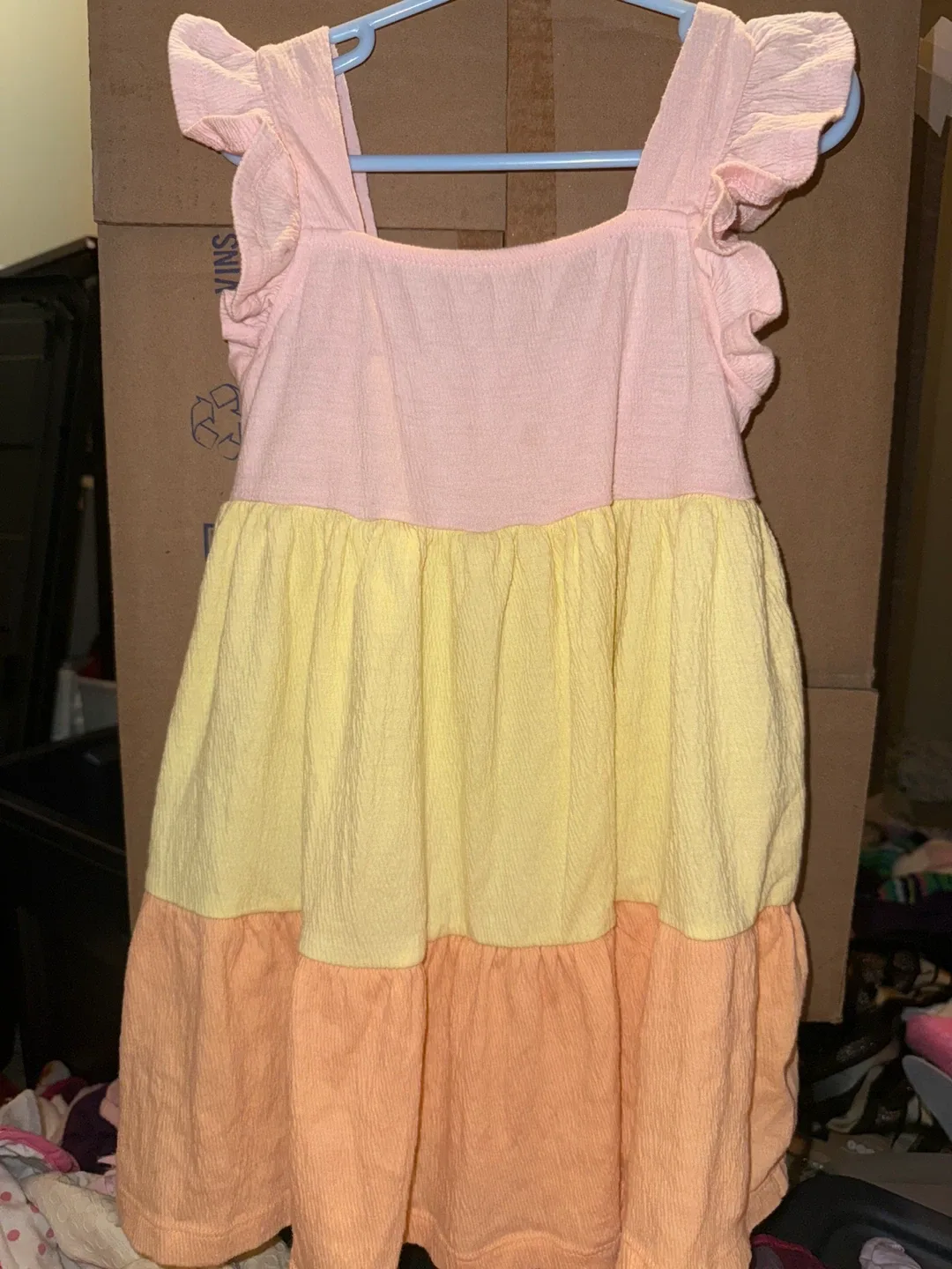 Girls' Colour Block Sundress