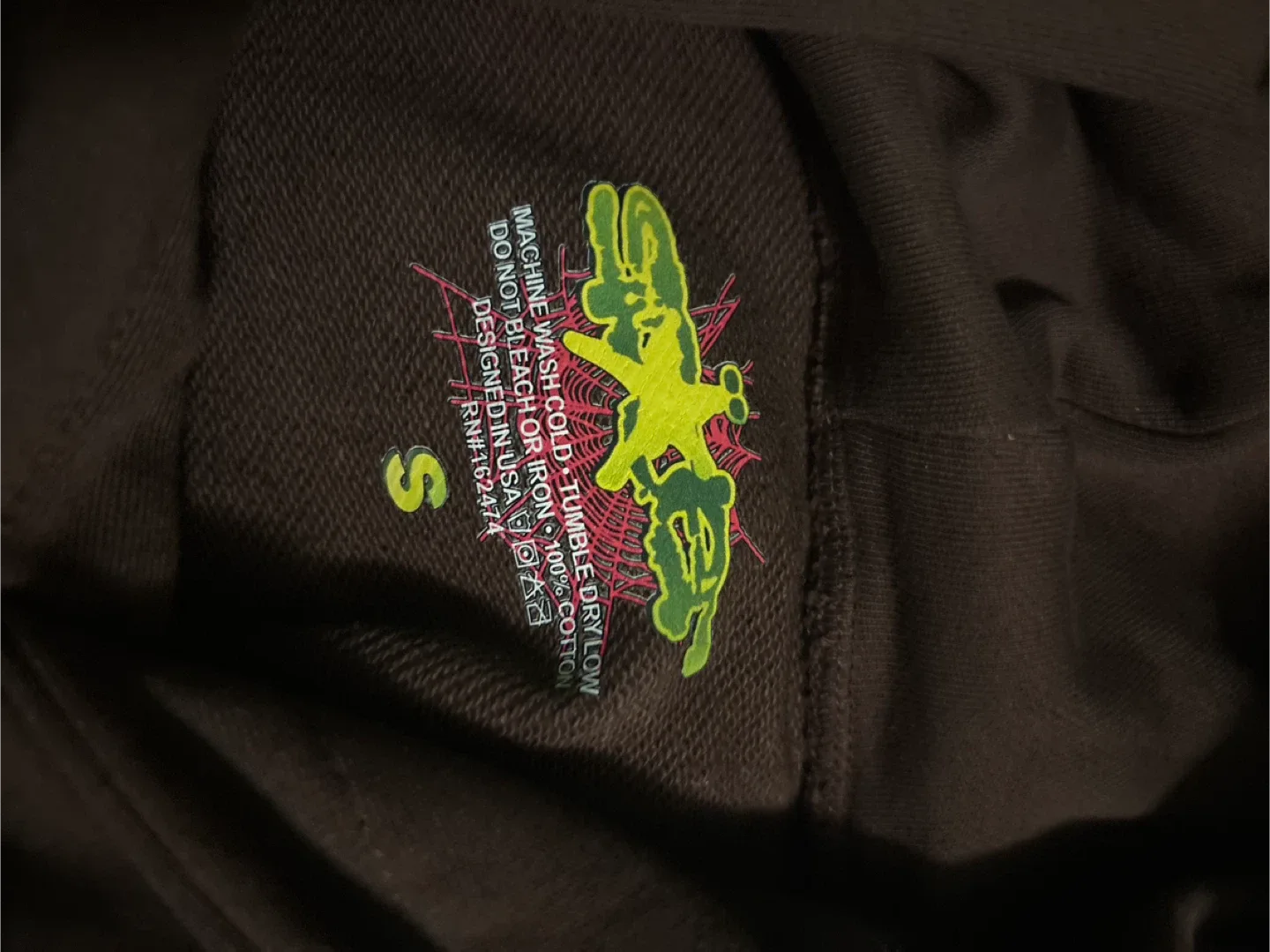 Sp5der hoodie-brown-small image indicator(2)