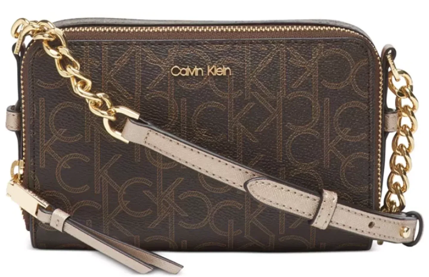 Calvin Klein Brown Crossbody Bag