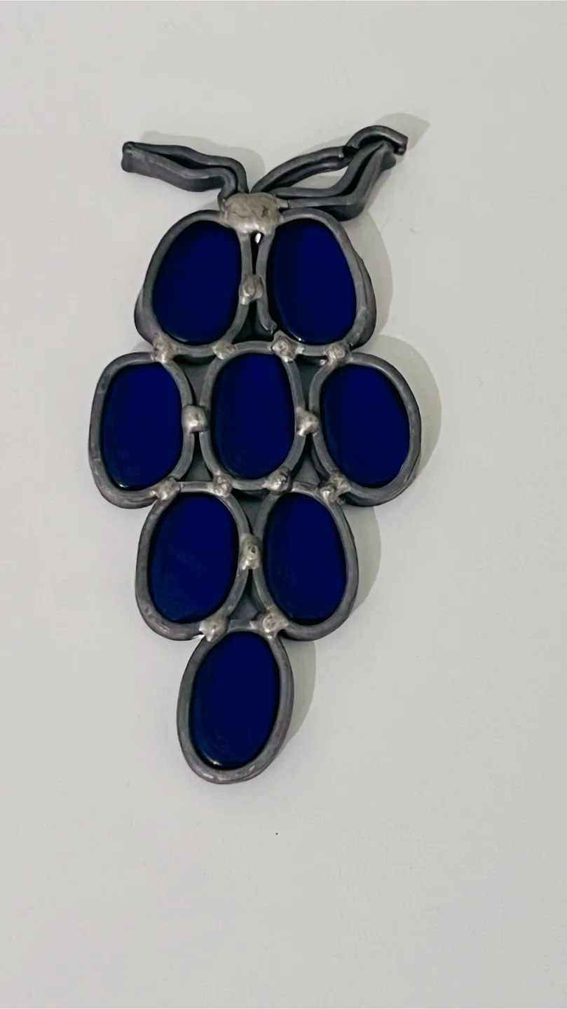 Vintage Blue Grape Cluster Decoration image indicator(4)