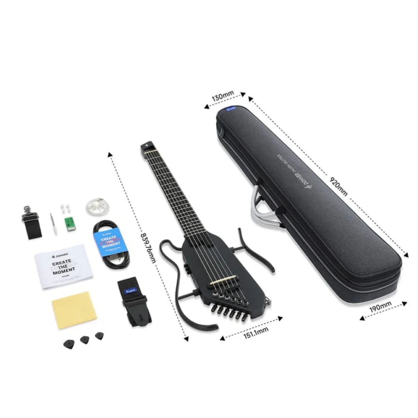 Nylon Classical Electric Guitar Donner Hush C image indicator(10)