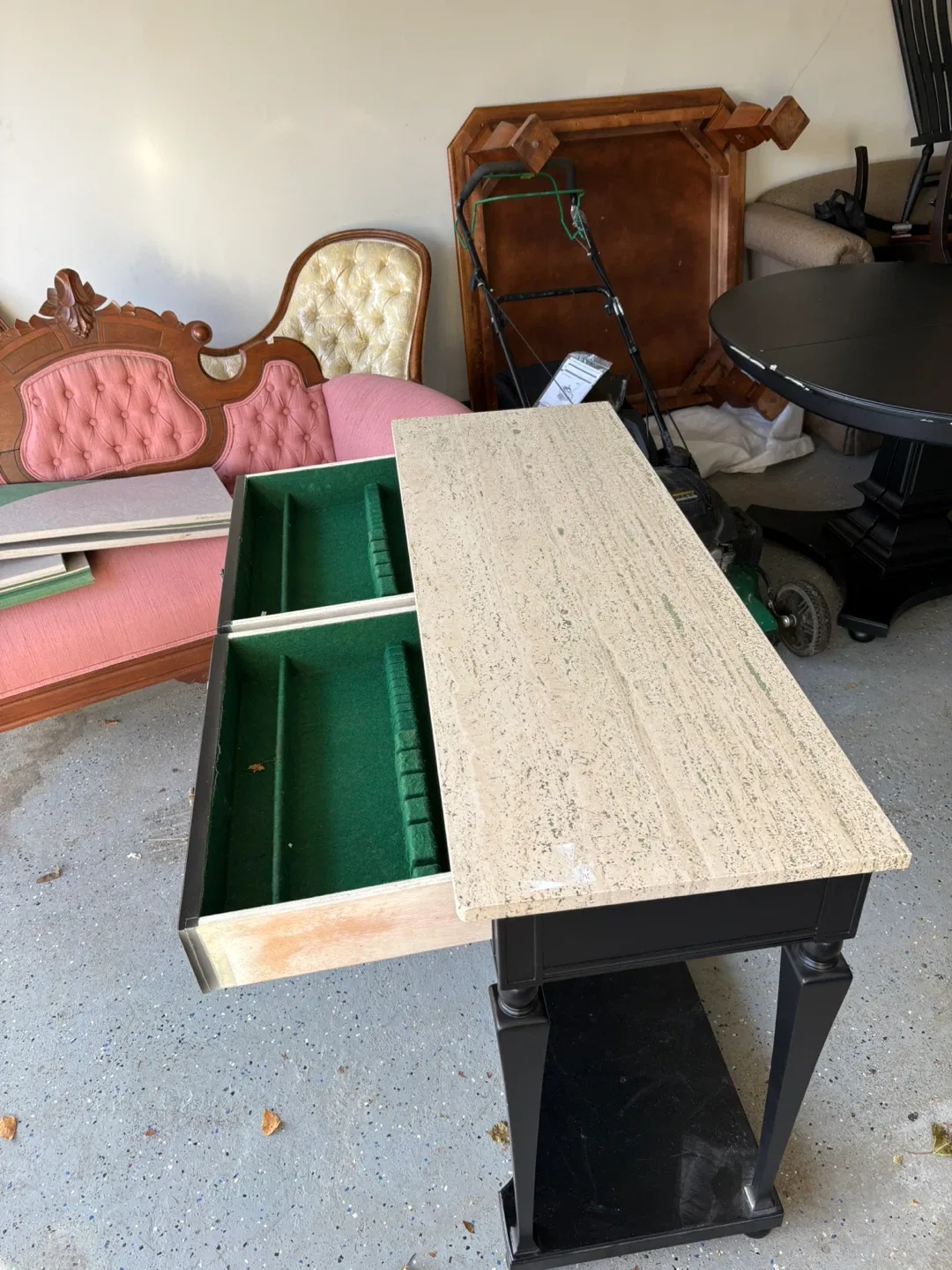 Console Table with Stone Top image indicator(2)