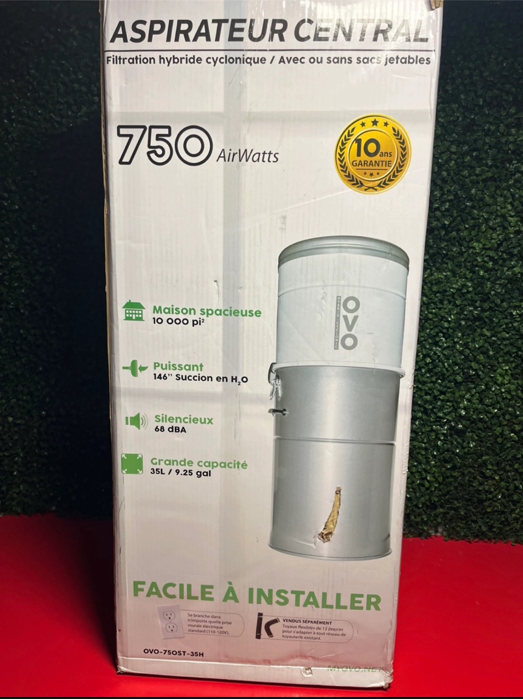 OVO Hybrid Cyclonic Central Vacuum 750 AirWatts - photo 5