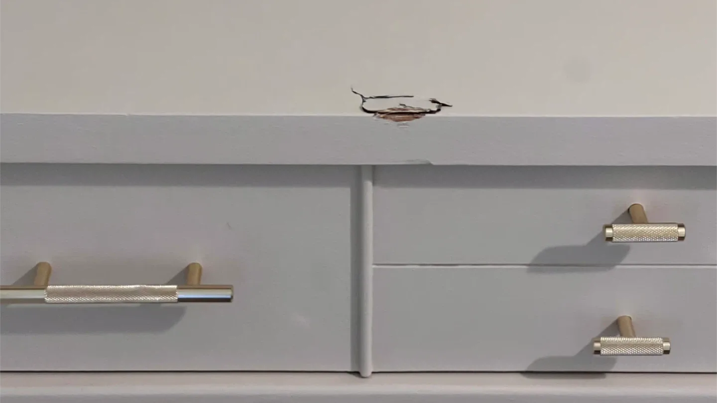 Cream Dresser with Gold Handles image indicator(6)