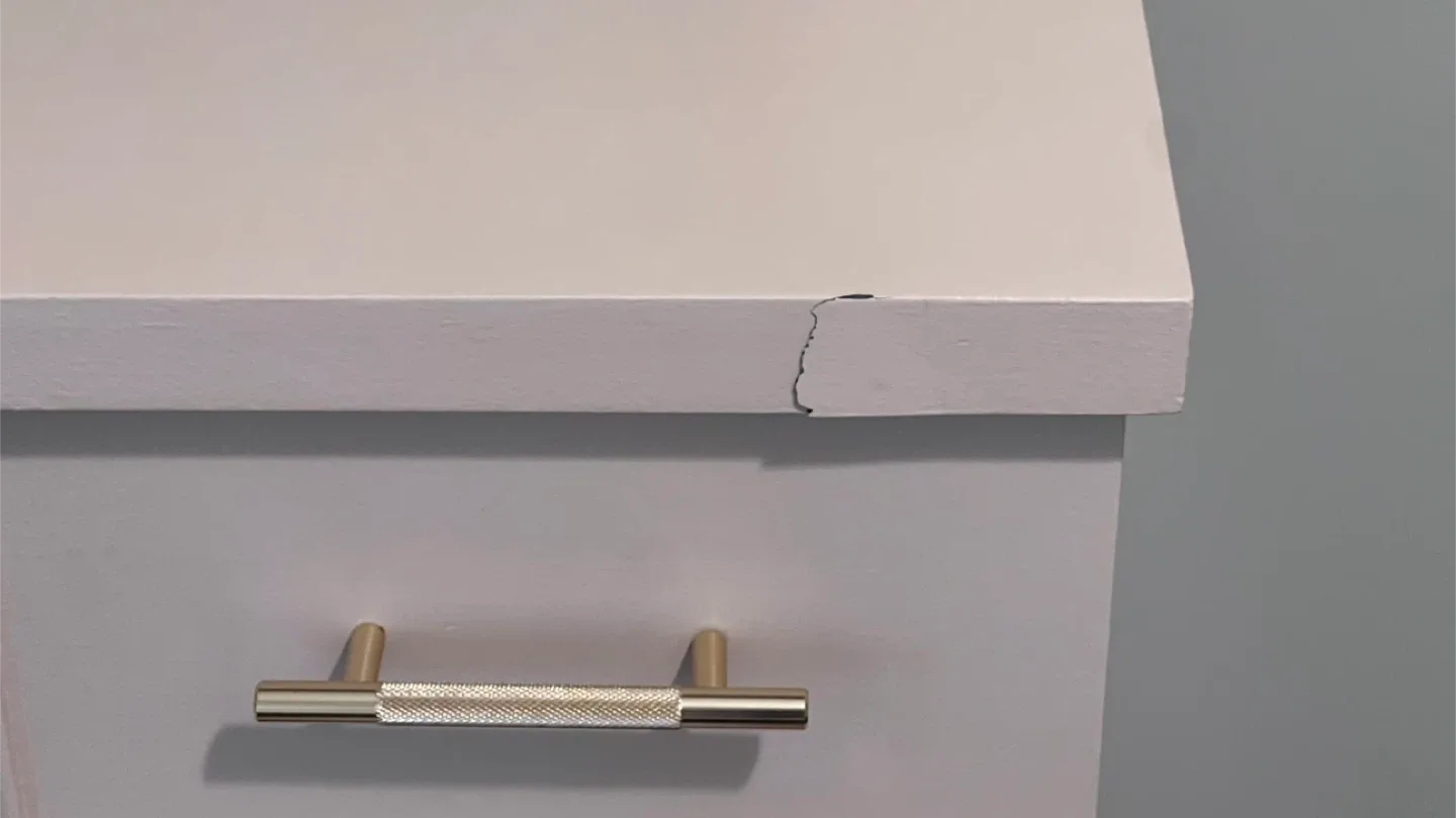 Cream Dresser with Gold Handles image indicator(8)