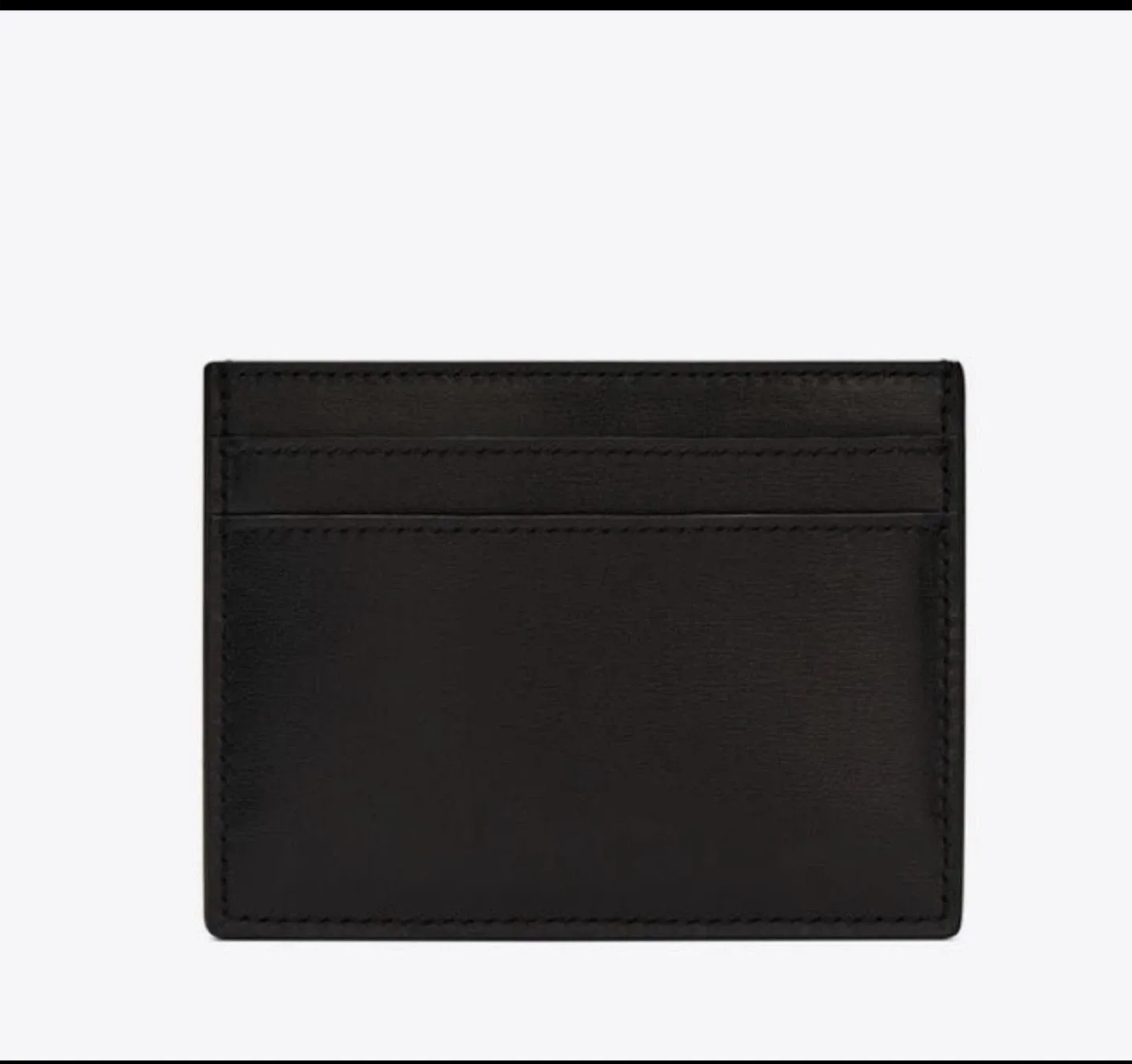 New Authentic Saint Laurent  Leather Card Holder - New image indicator(2)