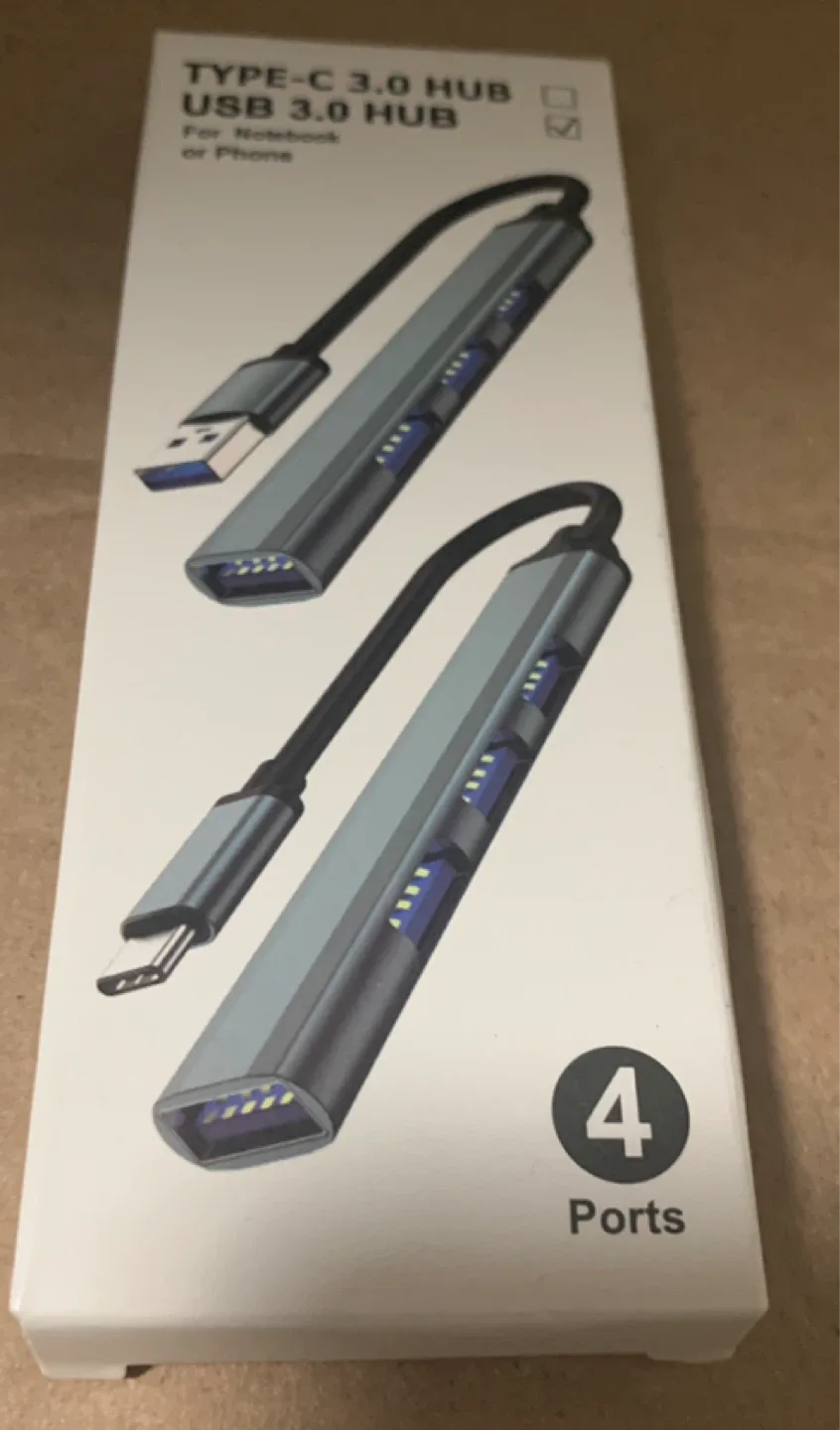 Type-C 3.0 Hub USB 3.0 Hub - 4 Ports image indicator(2)