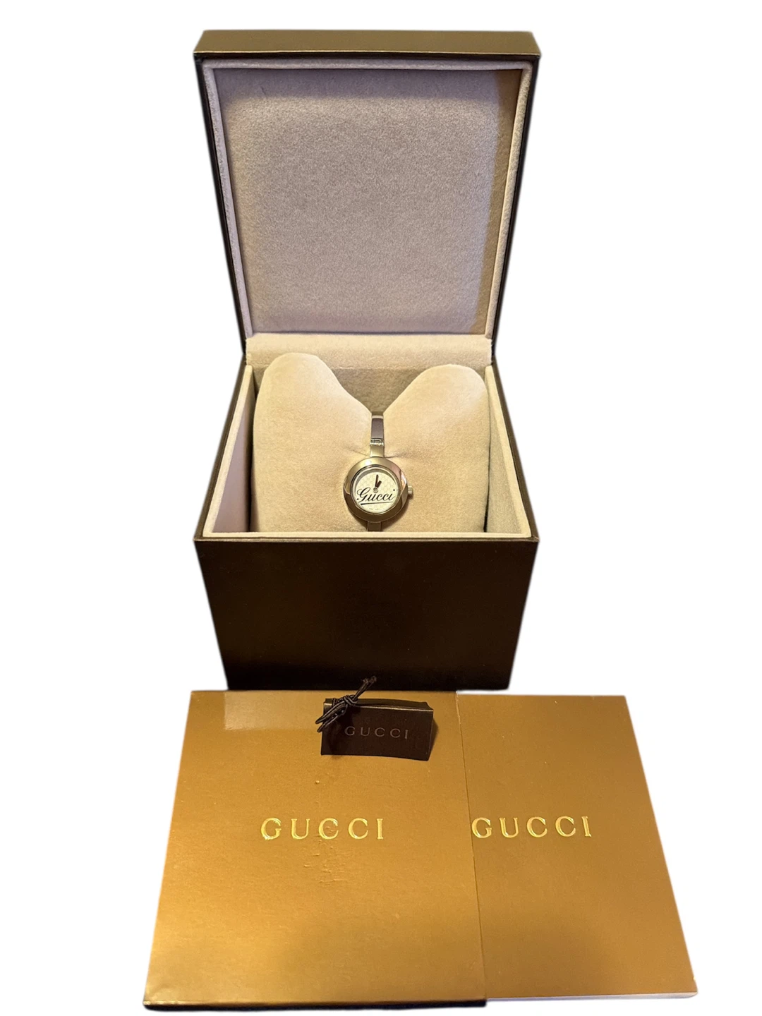 Gucci Ladies silver bangle Watch - photo 5