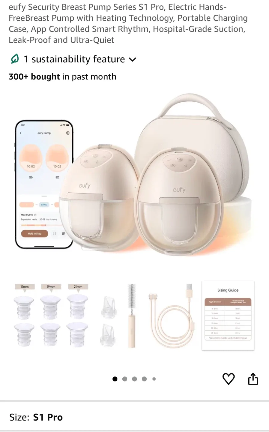 eufy Security Breast Pump Series S1 Pro
