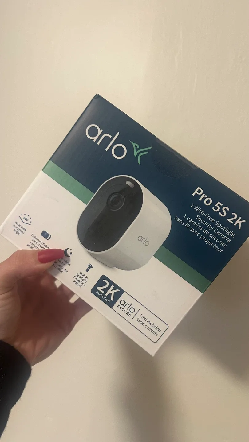 Arlo Pro 5S 2K Wire-Free Spotlight Security Camera