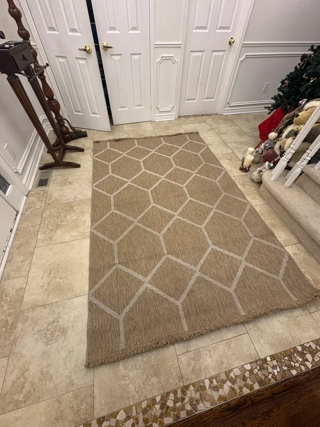 GRP Rugs India White 160cm x 230cm image indicator(2)