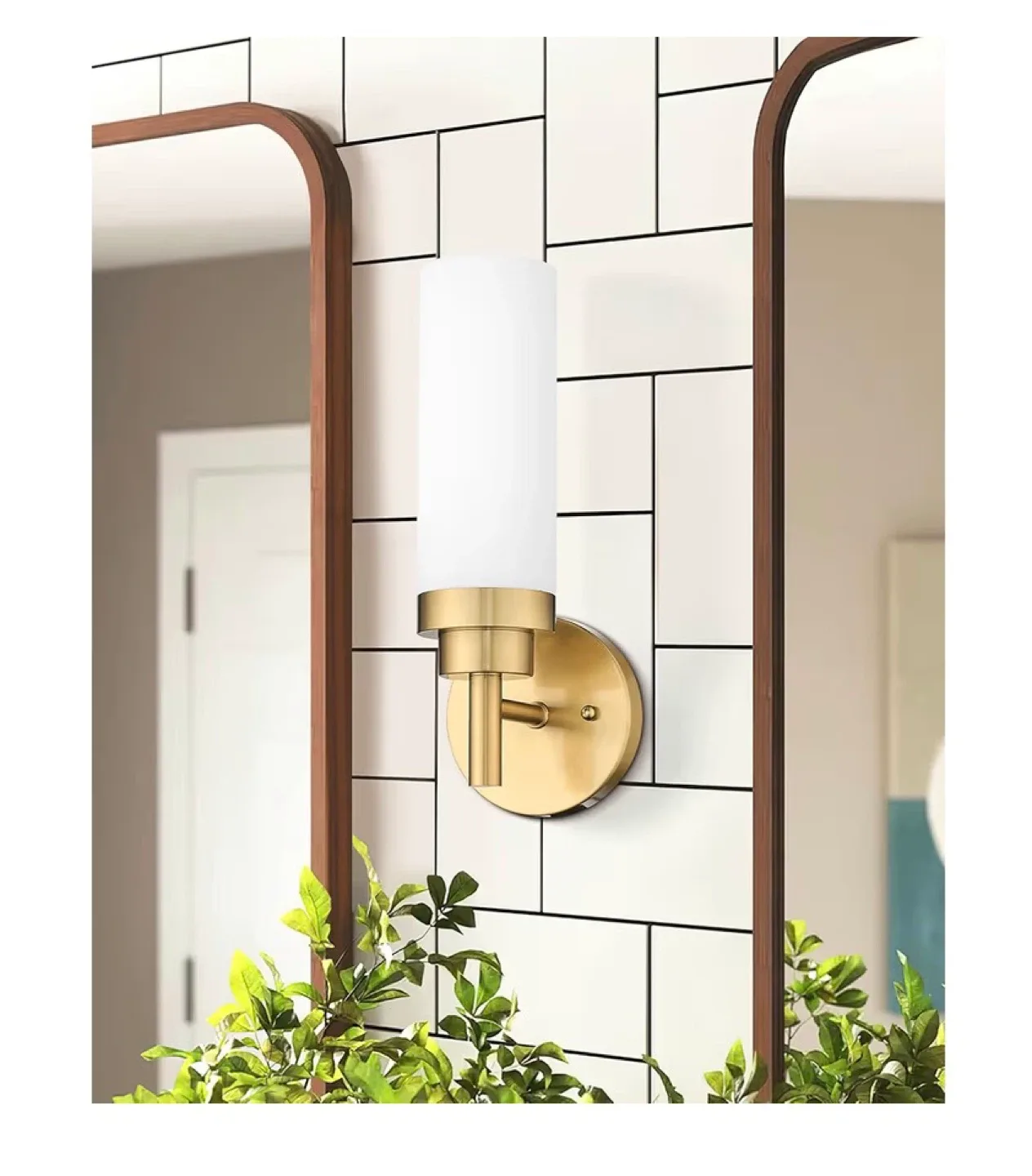 EMAK Gold Vanity Sconce Wall Light - New! image indicator(6)