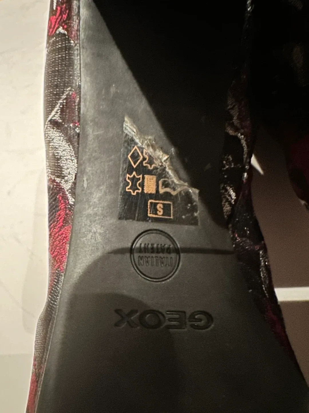 GEOX suede & brocade Ankle Boots - Sz. EUR 39/ US 8 LIKE NEW image indicator(10)