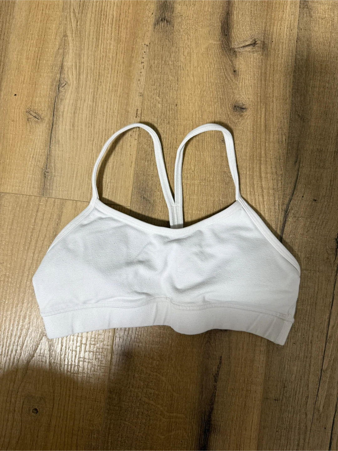 Lululemon White Sports Bra, Size 4